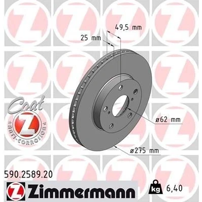 Bilde av Bremseskive, Framaksel, toyota rav 4 ii, 43512 42030, 42031, 42032