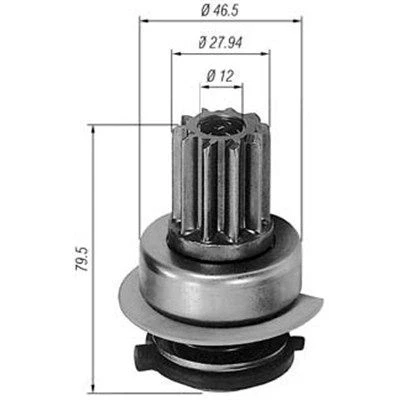Bilde av MAGNETI MARELLI 940113020291 Lite tannhjul, starter