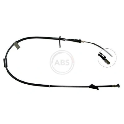 Bilde av A.B.S. K17777 Bremsekabel 1536 Trommelbrems for høyre/venstre ratt