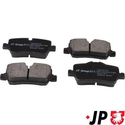 Bilde av JP GROUP 1463707410 Bremseklosser bakaksel klargjort for slitasjeindikator BMW: 3 Touring, Sedan