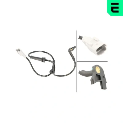 Bilde av OPTIMAL 06 S278 ABS Sensor framaksel venstre, høyre Hall prinsipp 616 CITROËN: Berlingo II Van, II, C4 I Grand Picasso