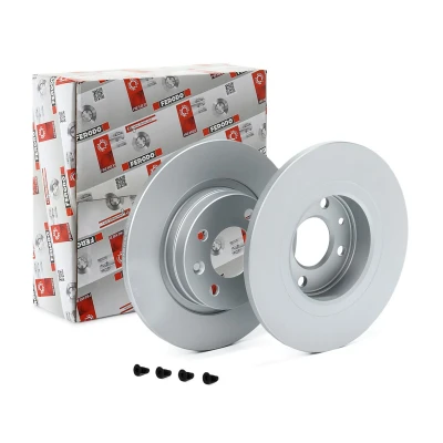 Bilde av FERODO PREMIER Coat+ disc DDF1502C Bremseskiver 259 12 4 fullt ut belagt med skruer SMART: Fortwo III Coupé
