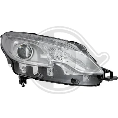 Bilde av DIEDERICHS 4227682 Frontlykter høyre PY21W, H7 LED, Halogen med kjørelys for høyrekjøring uten motor høydejustering hovedlys