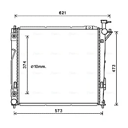 Bilde av Radiator AVA QUALITY COOLING HY2339