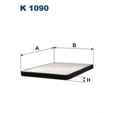 Bilde av FILTRON K 1090 Kupéfilter Partikkelfilter 242 202 19