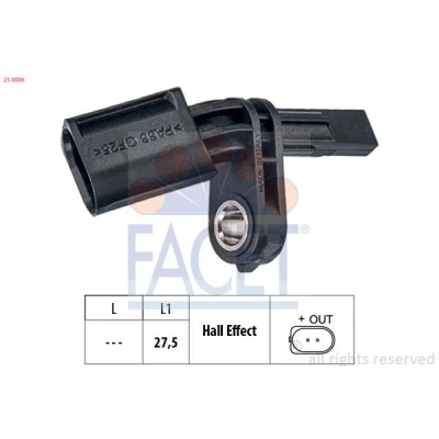 Bilde av ABS sensor FACET 21.0006