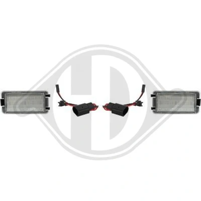 Bilde av DIEDERICHS LID10406 Nummerskiltlys LED bak SEAT: Leon I Hatchback, Ibiza 3
