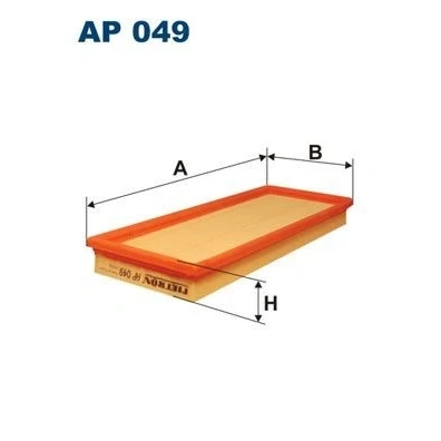 Bilde av FILTRON AP 049 Luftfilter 37 134 338 Filterinnsats OPEL: Rekord E1 Sedan, Manta B CC, Sedan
