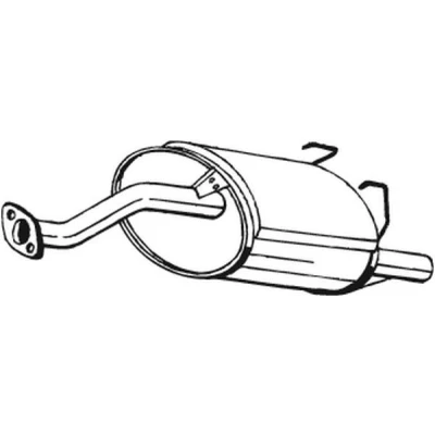 Bilde av BOSAL 163 203 Sluttlyddemper HONDA: CIVIC 6 Hatchback