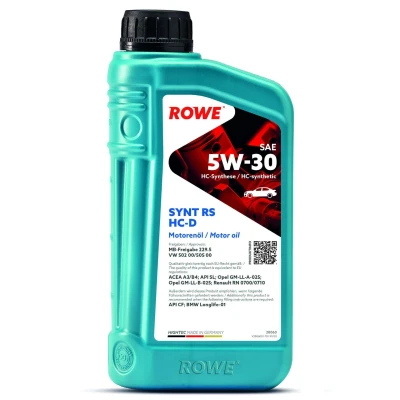 Bilde av Rowe Hightec SYNT RS HC D 5W 30 1l Motorolje 20060 0010 99 VOLKSWAGEN: Polo IV Hatchback, Transporter 5, Touran I, MERCEDES BENZ: E Klasse T modell