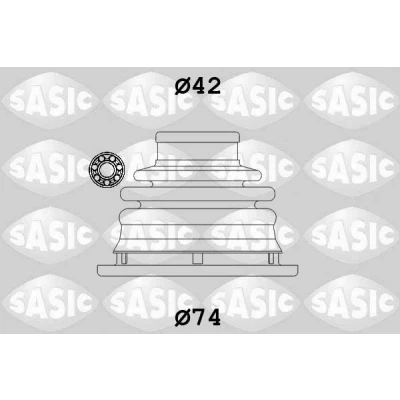 Bilde av SASIC 4003470 Drivakselmansjett framaksel venstre, girkassesiden OPEL: Vivaro A Van, Combi, Movano Flatvogn lastebil / Chassis