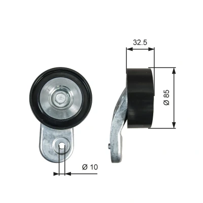 Bilde av GATES T36643 Styrerulle