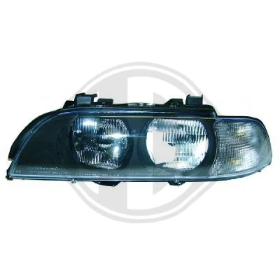 Bilde av DIEDERICHS 1223983 Frontlykter H7, H7/HB3, HB3 hvit med motor for høydejustering hovedlys BMW: 5 Touring, Sedan