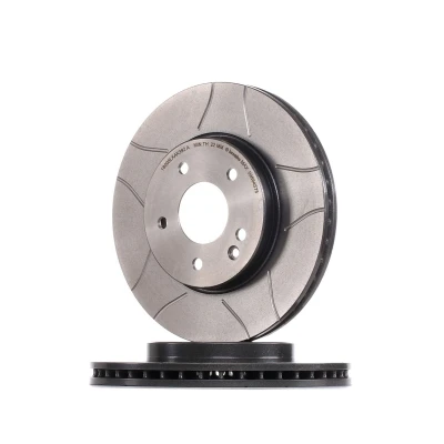 Bilde av BREMBO MAX LINE 09.6845.75 Bremseskiver 288 25 5 innvendig ventilert, med sliss belagt høy karbon skruer MERCEDES BENZ: C Klasse T modell
