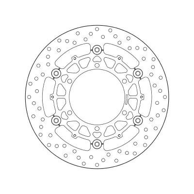 Bilde av BREMBO Bremseskive Floating Disk, Serie Oro foran 305mm 5mm 6 hullet, todelt bremseskive, flytende 78B40846 Bremseskiver, Skivebremser