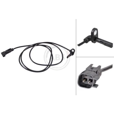 Bilde av Sensor, hjulturtall, bakaksel, Venstre opel,saab,vauxhall, 1247222, 1247846, 1247849, 12841559, 22785573, 23136750, 23184155
