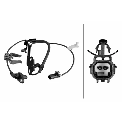 Bilde av HELLA 6PU 358 219 121 ABS Sensor med klammer Hall prinsipp 2 1075
