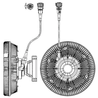 Bilde av Viskositetskobling MAHLE ORIGINAL CFC 226 000P