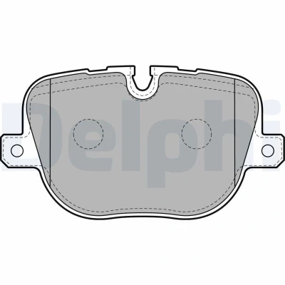 Bilde av DELPHI LP2175 Bremseklosser klargjort for slitasjeindikator med antihyle blikk tilbehør LAND ROVER: Range Rover Sport, 3