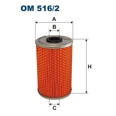 Bilde av FILTRON OM 516/2 Oljefilter Filterinnsats MERCEDES BENZ: T2/LN1 Flatvogn lastebil/Chassis, NG, Varebil / Stasjonsvogn