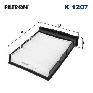 Bilde av FILTRON K 1207 Kupéfilter Partikkelfilter 213,5 150 44 TOYOTA: Aygo, PEUGEOT: 107 Hatchback, CITROËN: C1 I