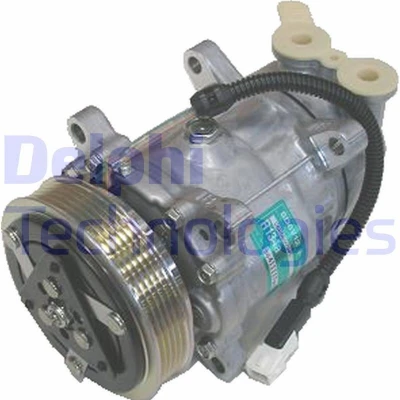 Bilde av DELPHI TSP0159424 Kompressor Sanden SD6V12 PAG 46 med kompressorlje