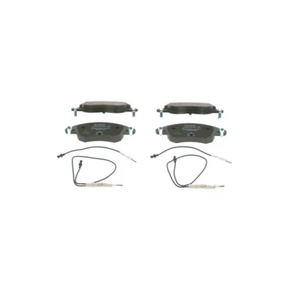 Bilde av BOSCH 0 986 424 598 Bremseklosser Low Metallic inkl. slitasjevarselkontakt med antihyle blikk CITROËN: C5 I Hatchback, II Hatchback
