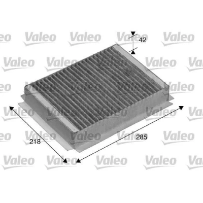 Bilde av VALEO CLIMFILTER PROTECT 715504 Kupéfilter Karbonfilter 288 203 45