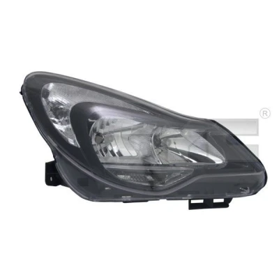 Bilde av TYC 20 12629 15 2 Frontlykter høyre H7, W21/5W, PSY24W, H1 for høyrekjøring med elektromotor OPEL: Corsa D Hatchback