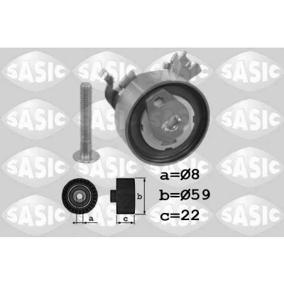 Bilde av SASIC 1706040 Strammerull, tannrem med skruesett OPEL: Astra F Sedan, Vectra B CC, Corsa Hatchback