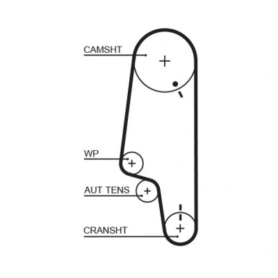 Bilde av GATES FleetRunner Micro V Stretch Fit 5426 Registerreim 132 1056 19 polykloropren (neopren)