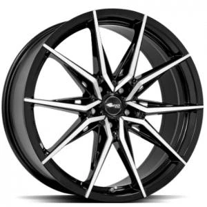 Bilde av Brock B42 Black Full Polish 8.5x20 5/114.3 ET35 B64.2