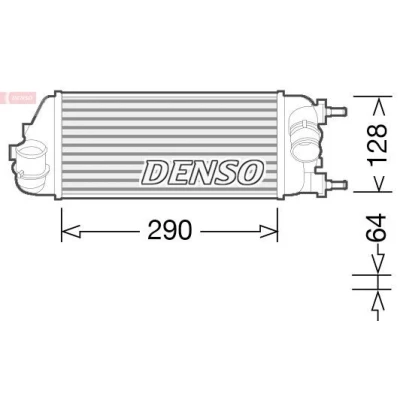 Bilde av DENSO DIT09115 Ladeluftkjøler Aluminium