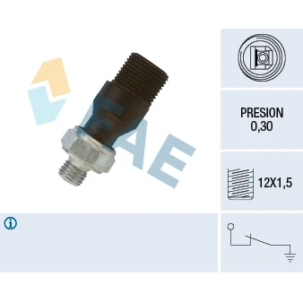 Bilde av FAE 12580 Oljetrykkbryter M12x1,5 0,3