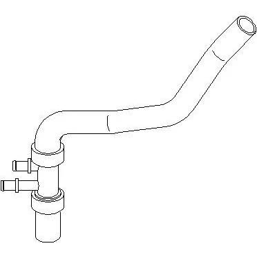 Bilde av METZGER 2420742 Radiatorslange EPDM (etyl propylen dien gummi)