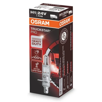Bilde av OSRAM 64155TSP Lyspære, fjernlys H1 24V 70W 3900K Halogen