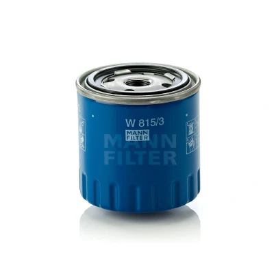 Bilde av MANN FILTER W 815/3 Oljefilter 3/4 16 UNF med en retursperreventil Påskruingsfilter PEUGEOT: 205 I Hatchback, LANCIA: Thema Sedan