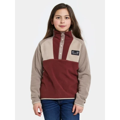 Bilde av Didriksons Yokto Fleecegenser, Anemon Red, 140 Fleecejakker &amp; Fleecegensere Polyester