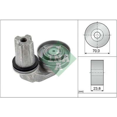 Bilde av INA 534 0635 10 Spennarm, kilerem med ribber LAND ROVER: Discovery 4, 3, Range Rover Sport