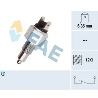 Bilde av FAE 41070 Bryter, ryggelys FIAT: Ducato I Flatvogn lastebil/Chassis, CITROËN: C25 Minibuss