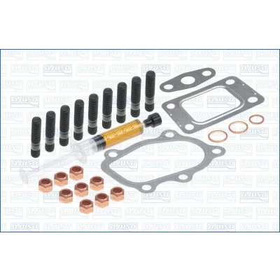 Bilde av AJUSA JTC11312 Monteringssett, lader with studs, syringe oil med tetning montageanvisning NISSAN: 200SX, Patrol GR 4 SUV