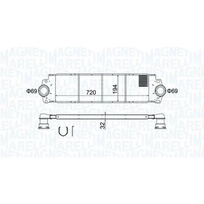 Bilde av MAGNETI MARELLI 351319204200 Ladeluftkjøler VOLKSWAGEN: Transporter 5, 5 Bus, Multivan (7HM