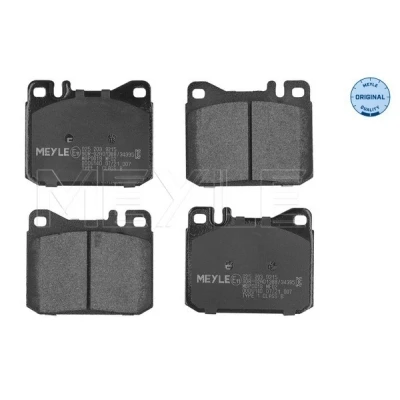 Bilde av MEYLE 025 203 9215 Bremseklosser ORIGINAL Quality framaksel klargjort for slitasjeindikator med antihyle blikk MERCEDES BENZ: W123 Sedan