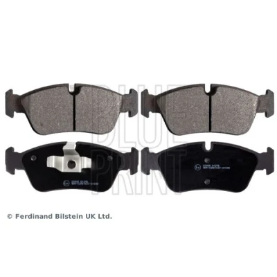 Bilde av BLUE PRINT ADB114228 Bremseklosser framaksel klargjort for slitasjeindikator med kolbleklips BMW: 3 Sedan, 1 Hatchback