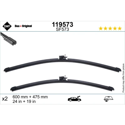 Bilde av Vindusvisker Swf 119573 600, 475mm foran med spoiler for venstreratt MERCEDES BENZ: A Klasse, CLA Stasjonsvogn