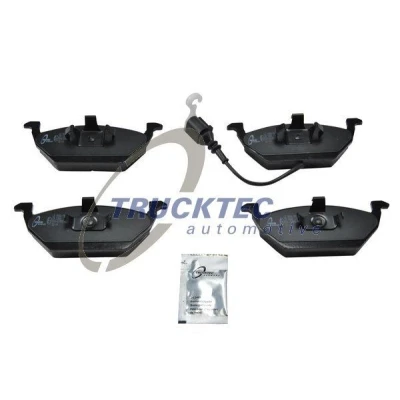 Bilde av TRUCKTEC AUTOMOTIVE 07.35.103 Bremseklosser framaksel inkl. slitasjevarselkontakt VOLKSWAGEN: Caddy 3, GOLF 5, 6, SKODA: Octavia 2 Combi, Yeti