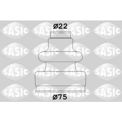 Bilde av SASIC 2933593 Drivakselmansjett bakaksel, girkassesiden PEUGEOT: 205 I Hatchback