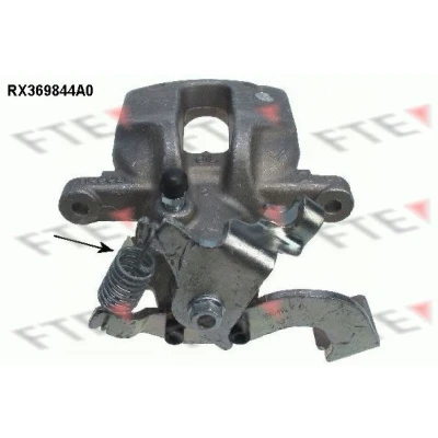 Bilde av FTE 9290467 Bremsecaliper grå Aluminium høyre bakaksel uten holder TOYOTA: Auris Hatchback, Stasjonsvogn, Corolla X Sedan