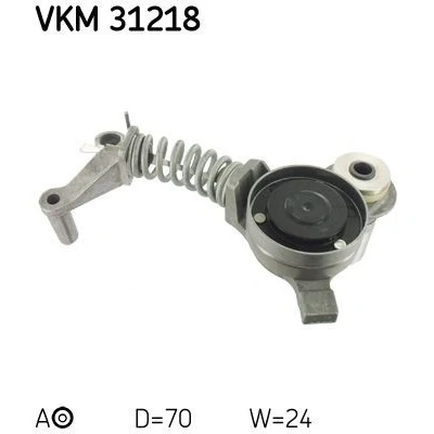 Bilde av SKF VKM 31218 Strammerull AUDI: A4 B6 Avant, A6 C6 Sedan, B7 Avant