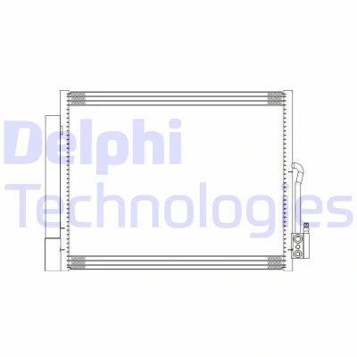 Bilde av DELPHI CF20294 Kondensator med tørker 12 9 496